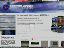 Tablet Screenshot of multiplayersparts.com